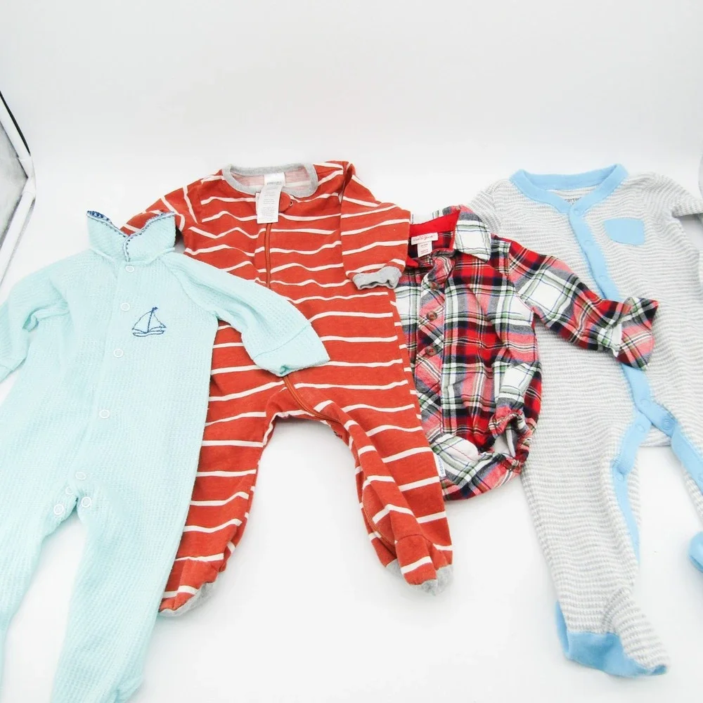 Lot of Baby Boy Clothes 0-12 Months Boys Jacket  38 pc Carters Gap Cloud Island